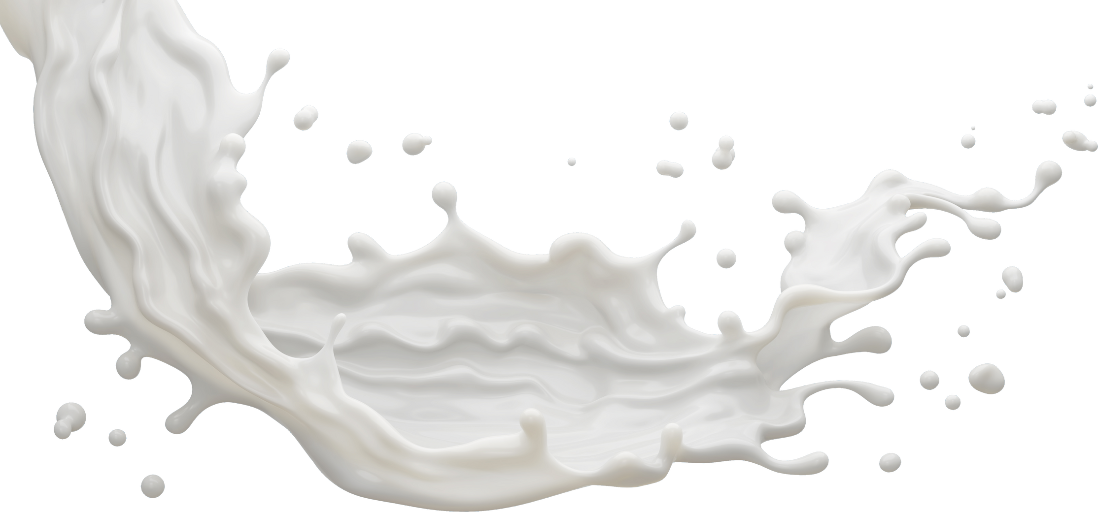 milk or Yogurt splash